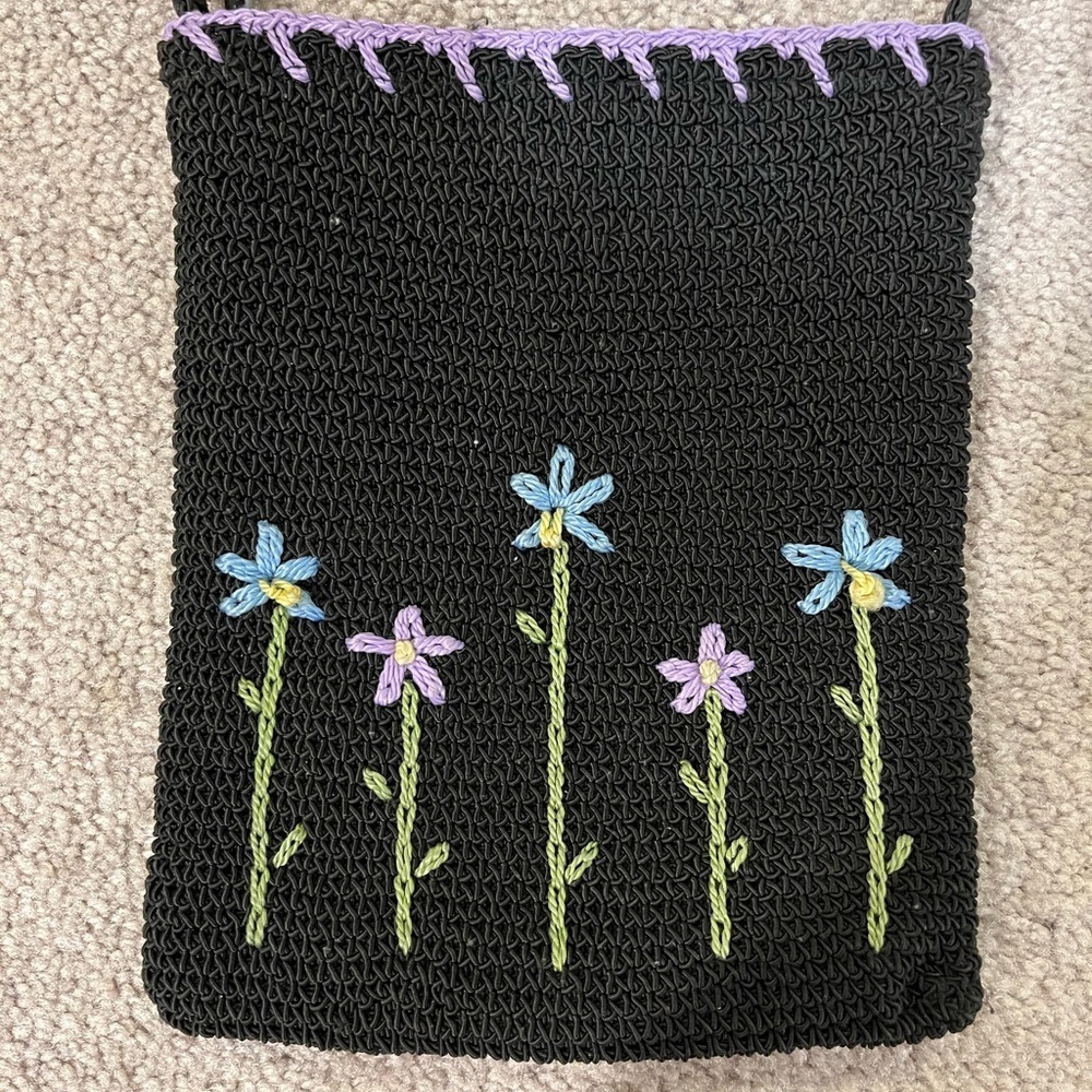 Limited Too Y2K Floral Embroidered Small Purse - Picture 2 of 8